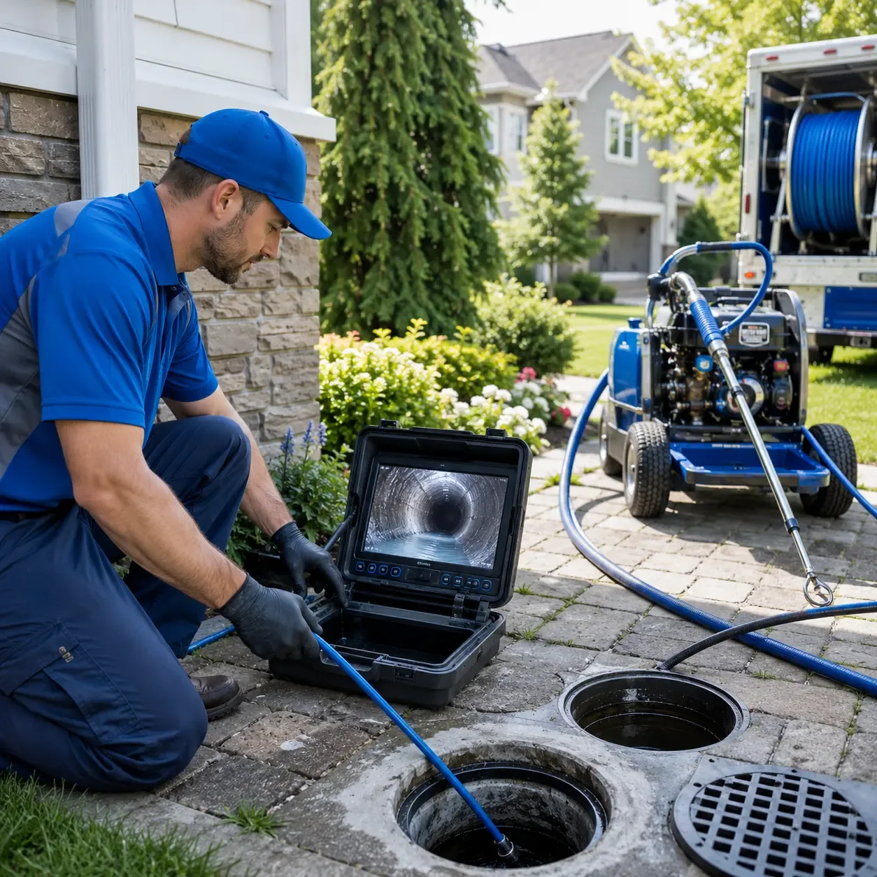 Outdoor drain cleaning professionals serving Oxly, MO